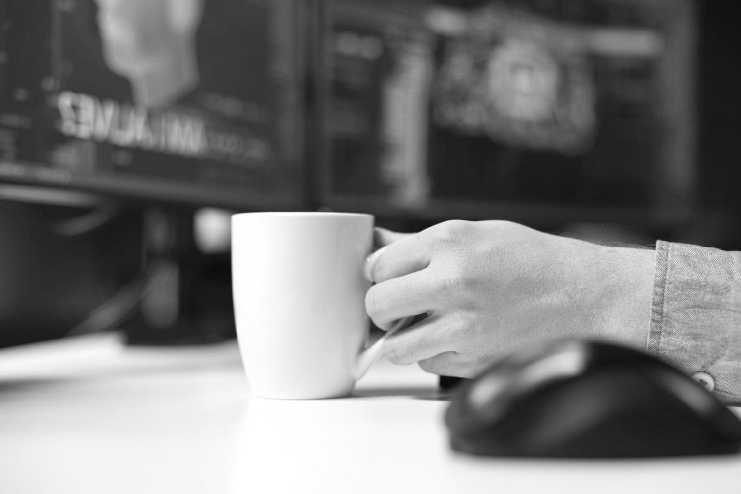 Smart contract development visualization showing code architecture and automated processes